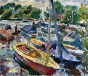 Bootssteg an der Alster, 2025